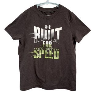 Under Armour loose heat gear gray shirt YXS